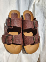 Load image into Gallery viewer, Ana Rosa Huaraches (Dark Brown)

