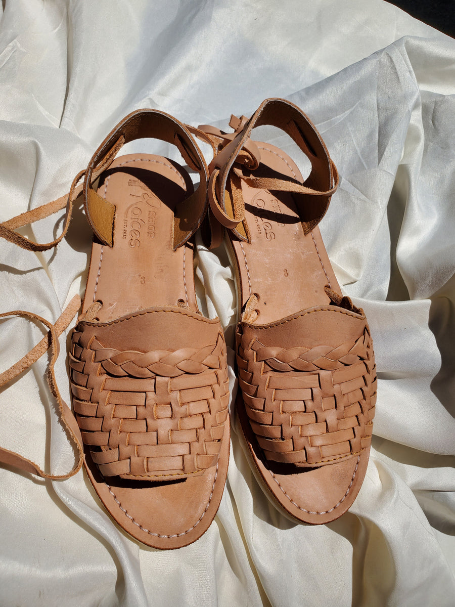 Adriana Lace Up Huaraches – Shop Raíces