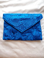 Load image into Gallery viewer, Boss Babe Clutch (Blue)
