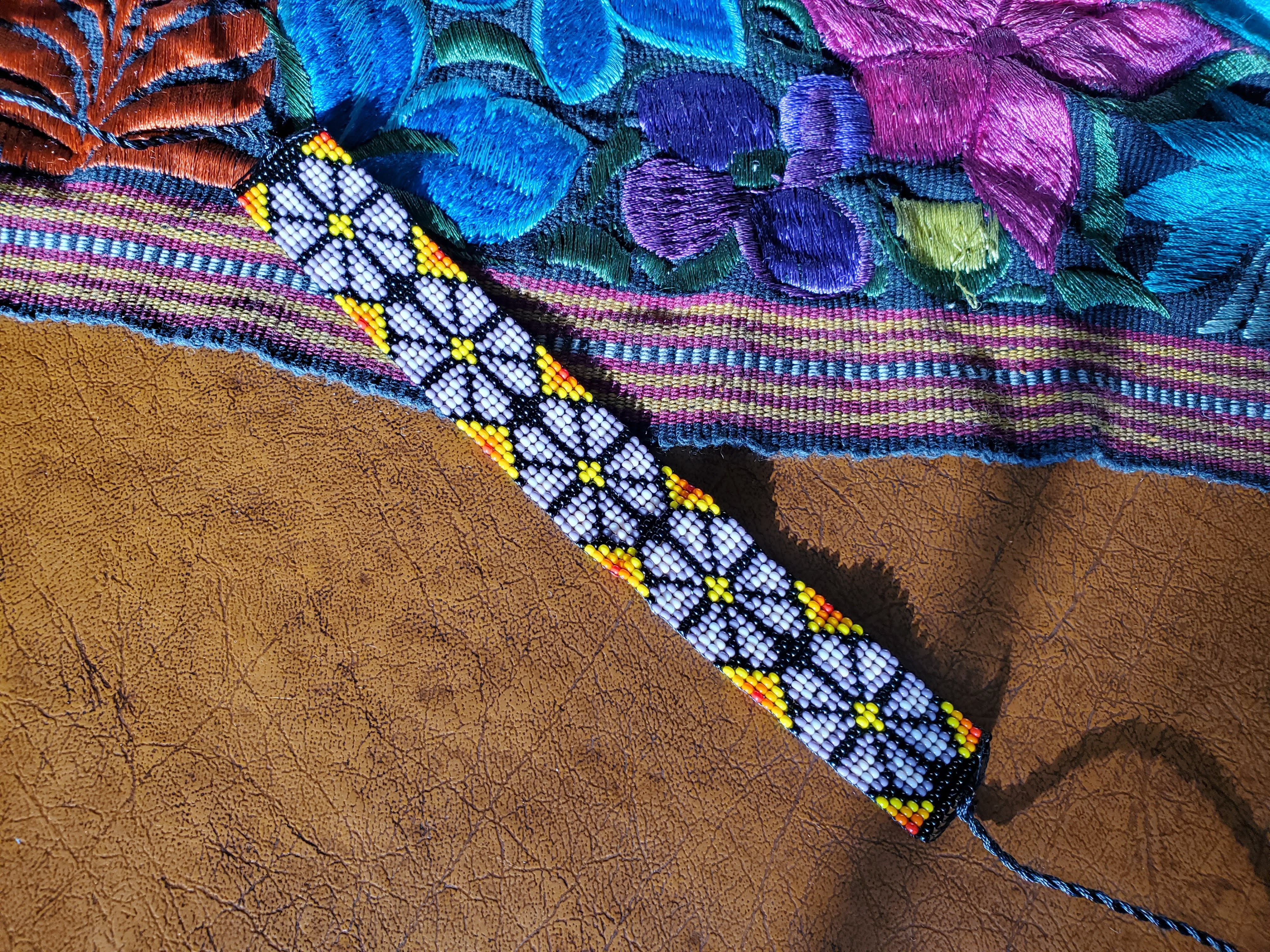 Lavender Flowers Anklet