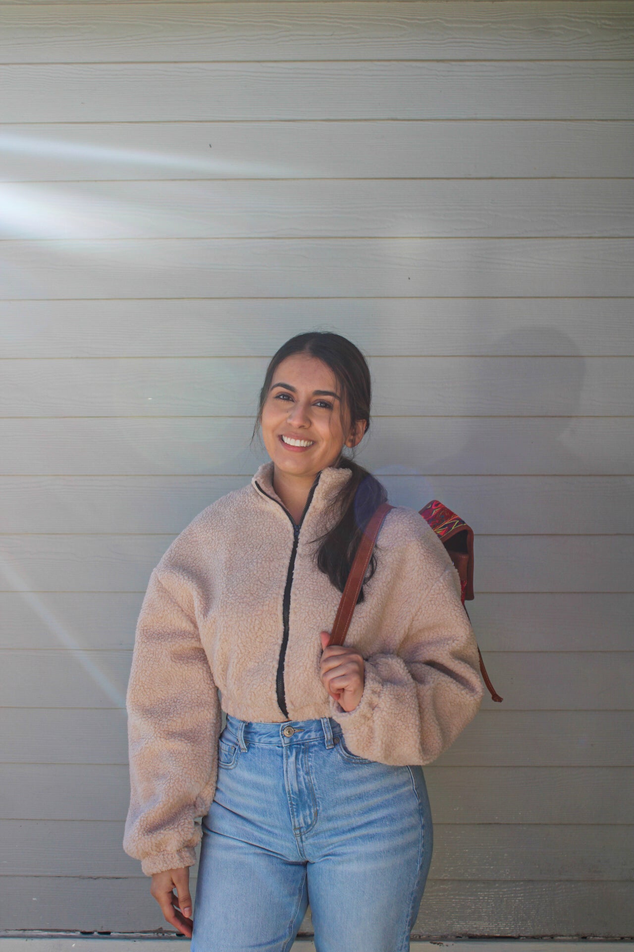 Chilly Cropped Teddy Jacket