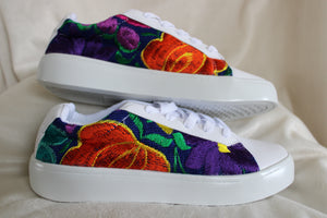 Alegria Tenis Bordados (White)