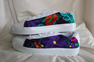 Alegria Tenis Bordados (White)