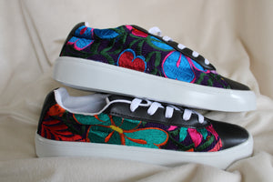 Alegria Tenis Bordados (Black)