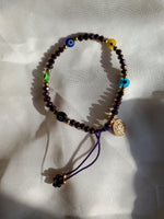 Load image into Gallery viewer, Muchos Ojos Bead Bracelet
