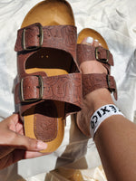 Load image into Gallery viewer, Ana Rosa Huaraches (Dark Brown)
